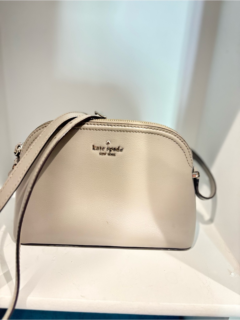 Kate Spade Cream Leather Crossbody Bag